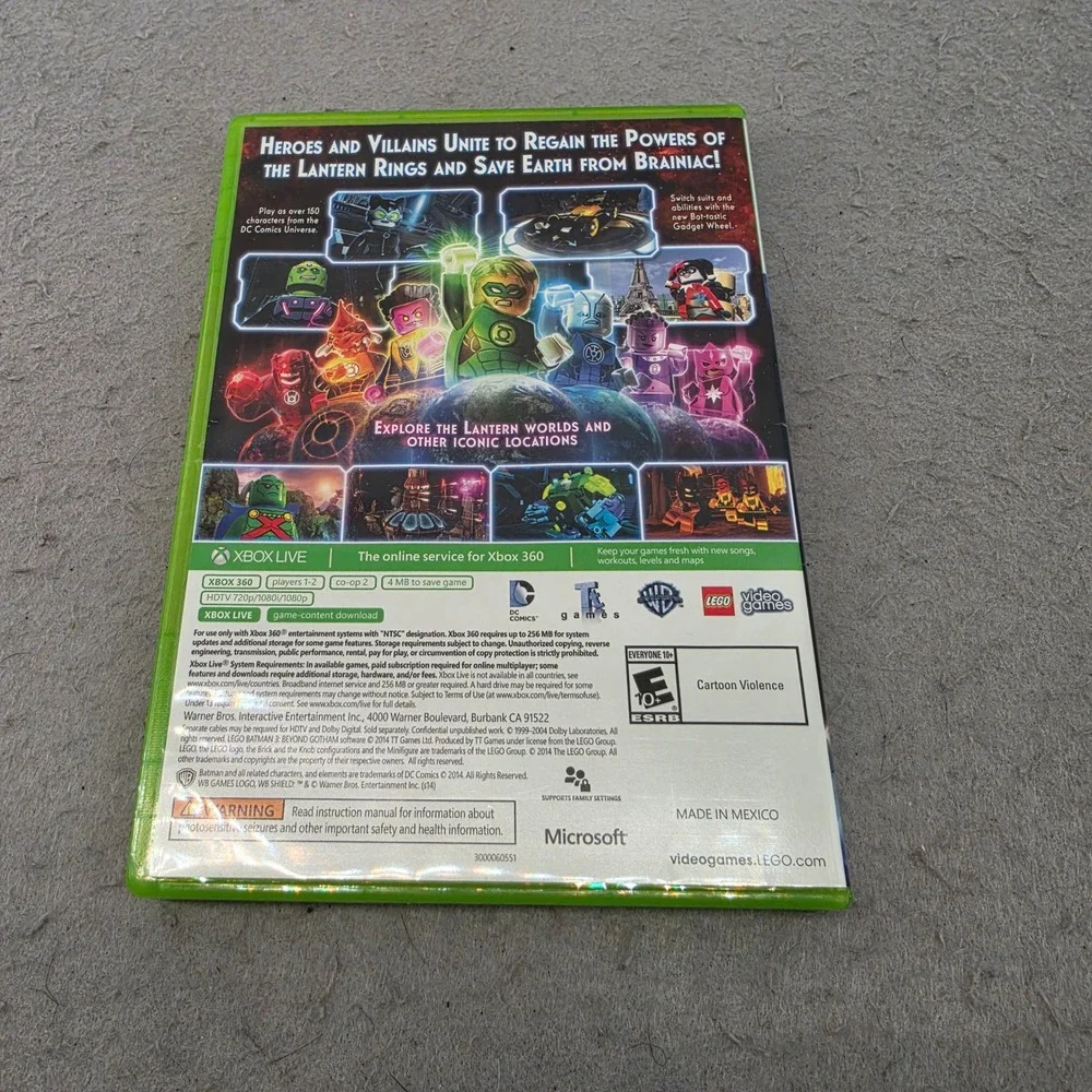 LEGO Batman‎ 3 Beyond Gotham Xbox 360 WB Games DC Comics Video Game NTSC